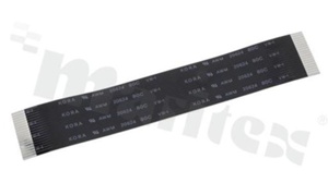Flexible Flat Cable; 1.00mm pitch; 18-conductors;type C; L=115mm; U=30V; oper.temper. 80deg. C