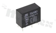 Electromagnetic relay; contact rating current 10A; coil voltage 24VDC; make contact (1A); 5A/30VDC; 5A/240VAC