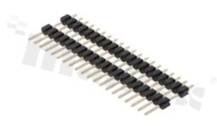 Listwa stykowa do PCB; w rastrze 2.54mm; 1x20 styków; montaż THT; męska; prosta; jednorzędowe; 2-poziomowa; 6.0/10.0/3.0mm