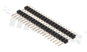 Listwa stykowa do PCB; w rastrze 2.54mm; 1x20 styków; montaż THT; męska; prosta; jednorzędowe; 2-poziomowa; 6.0/10.0/3.0mm