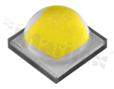 SMD LED; XPGPWT-01-0000-00000BT5E; neutral white; 4000K; CRI 70; luminous flux min. 370lm; 700mA; 2.9V; viewing angle 120 deg.; 3.45x3.45mm package; XLamp XP-G Prime series