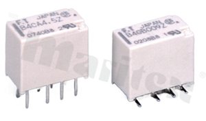 Electromagnetic relay; contact rating current 1A; coil voltage 12VDC; changeover contact (2C); coil power 140mW; 1A/30VDC; 0.3A/125VAC