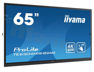 Monitor wielkoformatowy 65", 24/7, IPS, 3840x2160, jasność 400 nitów, typ dotyku: IR, kontrast 1200:1, kąty widzenia 178/178, VGA, 3x HDMI, USB-C, 2x LAN, 5x USB, WiFi, głośniki 2x 16W, zasilanie 100-240V AC, VESA, Android OS