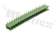 Listwa zaciskowa rozłączalna; w rastrze 5.08mm; 20-torowa; męska; kątowa; otwarta; UL 300V/15A, TUV 320V/20A
