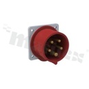 Connector: supply AC 3-phase; socket; male; 16A; 415VAC; IP&S