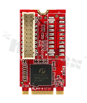 Expansion board M.2 -> single isolated GbE LAN ; oper. temperature: 0+70 deg.C