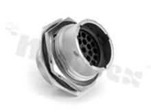 Amphenol Eco-Mate RM, receptacle, 28 pins, male, 13A, shell size 20, contact size: 16, contacts supplied separately, IP67
