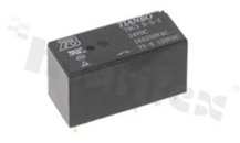 Electromagnetic relay; contact rating current 16A; coil voltage 24VDC; changeover contact (1C); coil power 400mW; 16A/30VDC; 16A/250VAC