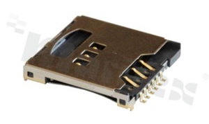 Podstawka podwójna 2 w 1; Micro SD (T-Flash) + SIM Card; SMD