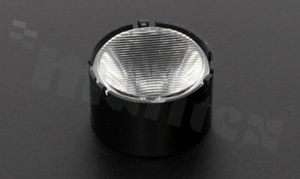 Oval lens for CREE XP LEDs, N4010, 40°x10°, Niviss, with holder