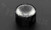 Soczewka do diod CREE serii XP, N4010, owal 40°x10°, Niviss, z holderem