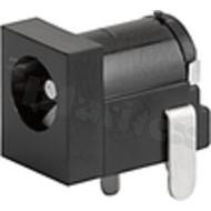 AC/DC power connectors; Bulkhead, Panel, Rear Side Nut, Through Hole; Solder; Right Angle; 1.649999 g
