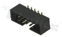 Złącze do PCB; w rastrze 2.00mm; 10-stykowe; montaż: SMD; męskie; proste