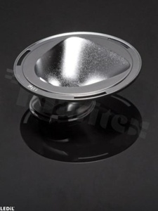 Reflector for LED COB; angle: asymmetric; Number of LEDs: 1; Dimensions: round 111mm; Height: 37mm; meterial: PC; Fastening: glue