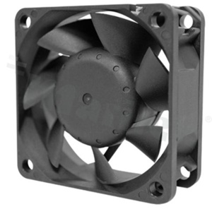 Fan; DC; 12.0VDC; 60x60x25mm; 0.59m3/min; 33.9dB.