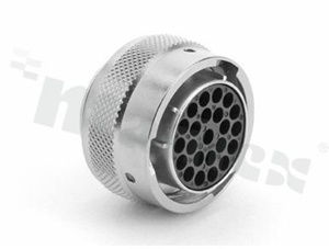 Amphenol EcoMate RM; wtyk 23-stykowy; żeński; prosty; 13A; rozmiar obudowy 18; rozmiar kontaktu: 16; kontakty sprzedawane oddzielnie; IP67