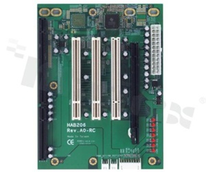 PICMG 1.3 Full-size Bridged Backplane; 3 slots PCI; 1 slot PCIe x 16