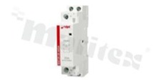 Installation contactor; rated thermal current 25A; coil control voltage 24VAC; double make contacts (2NO); 25A/250VAC; Mounting: DIN rail