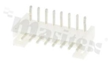 Złącze Kablowe do PCB; w rastrze 2.00mm; 8-stykowe; montaż THT; męskie; poziome; 100V/2A