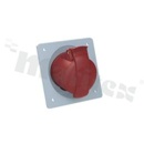 Connector: supply AC 3-phase; socket; female; 16A; 415VAC