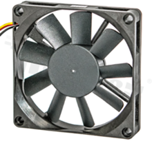 Fan; DC; 12VDC; 80x80x15mm; 1.44m3/min; 41.8dB.