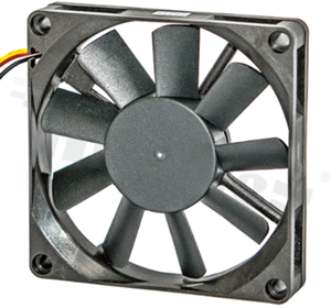 Fan; DC; 12VDC; 80x80x15mm; 1.44m3/min; 41.8dB.