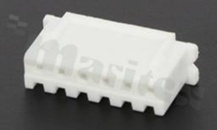 Crimp terminal housing; pitch 2.50mm; 6-contacts; female; applicable wire AWG#22-28; 250V/2A