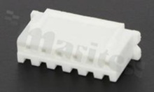 Crimp terminal housing; pitch 2.50mm; 6-contacts; female; applicable wire AWG#22-28; 250V/2A