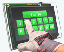 Moduł 7.0" iSMART TFT; 800x480; MPCT touchscreen; procesor ARM 9; 128MB NAND Flash; RS-232; USB