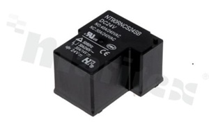 Electromagnetic relay; contact rating current 30A; coil voltage 24VDC; changeover contact (1C); 30A/30VDC; 30A/250VAC; without pin 6