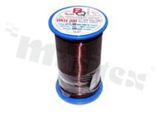 Insulated winding wire; with one layer of enamel insulation; diameter 1.30mm; SWG 18; -65+200 deg.C; 42m; 500g.