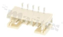 Header for PCB; pitch 2.00mm; 5-contacts; SMD; male; top entry; 100V/2A