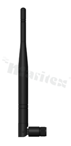 Antena; prętowa łamana; ISM; 868MHz; 3.0dBi; VSWR<2.0; liniowa; SMA; przykręcana; 173x37.3mm; czarny