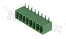Listwa zaciskowa rozłączalna; w rastrze 3.50mm; 8-torowa; męska; kątowa; zabudowana; UL 300V/8A; TUV:250V/7A