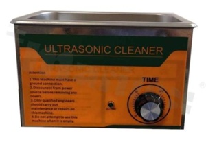 Ultrasonic Cleaner; Frequency: 40KHz; Tank capacity: 3L; Tank dimensions: 240x135x100mm; Generator power: 120W; Heater power: 100W; Time: 1-30min; Power supply: 230VAC