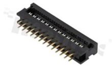 IDC connector; pitch 2.54mm; 26-contacts; flat cable AWG#26-#28