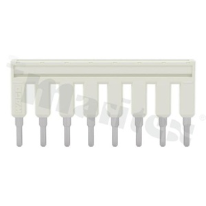 Mostek do złączy przelotowych serii 2002; 8-torowy; jasnoszary; 800V/25A