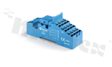 Socket 94 series; for relay 55.32, 55.34; 10A; spring clamps; 10A/250VAC; Mounting: DIN