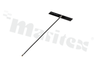 Antena; FPC; Wi-Fi; 2400-7125MHz; 5.1dBi; VSWR<2.5; liniowa; dookólna; RG1.13; 0.1m; IPEX; przyklejana; 38x7mm; czarna