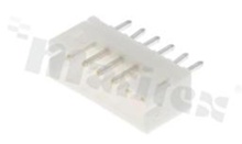 Header for PCB; pitch 2.00mm; 6-contacts; THT; male; top entry; 100V/2A