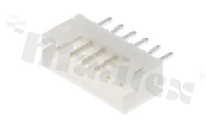 Złącze Kablowe do PCB; w rastrze 2.00mm; 6-stykowe; montaż THT; męskie; pionowe; 100V/2A