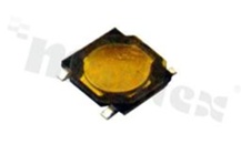 Przełącznik Tact Switch; SMD; wymiary korpusu 4.5x4.5; h=0.5mm; pionowy; o sile nacisku 250gf; przycisk okrągły
