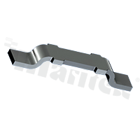 Jumper; miniature; copper; silver plate; 20A; SMT