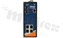 Switch przemysłowy Gigabit; zarządzalny; 4 porty 10/100/1000Base-T(X) RJ45 i 2 porty 100/1000/2.5GBase-X SFP; temp. pracy -40+75C; zasilanie redundantne 24-48VDC; montaż na szynie DIN