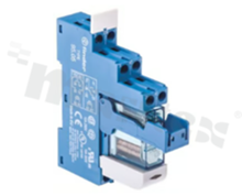 Interface relay; electromagnetic; contact rating current 8A; coil voltage 12VDC; 2 changeover contact DPDT; coil power 0.5W; 8A/250VAC, 8A/24VDC; screw terminals; DIN-Rail