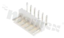 Header for PCB; pitch 3.96mm, 6 contacts, THT, male, Side entry header, with locking system, AWG#16-22; 250V/7A