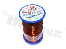 Insulated winding wire; with one layer of enamel insulation; diameter 0.65mm; SWG 23; -65+200 deg.C; 174m; 500g.