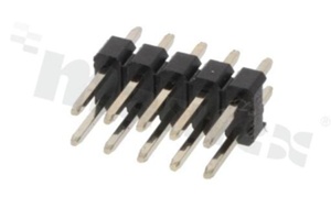 Pin Header; pitch 2.54mm; 2x5 pins; assembly: THT; male; straight; double row