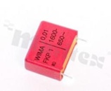 Polyester capacitor;  100pF; 1600V; p=15mm; 5x11x18 mm; -55+100deg.C