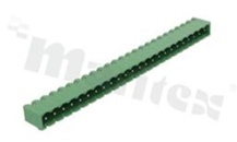 Listwa zaciskowa rozłączalna; w rastrze 5.08mm; 24-torowa; męska; pionowa; zabudowana; UL 300V/16A; TUV:320V/20A